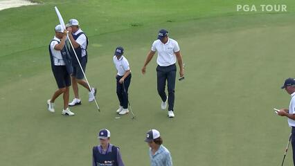 Team Stenson makes up-and-down birdie on No. 14 at PNC Championship