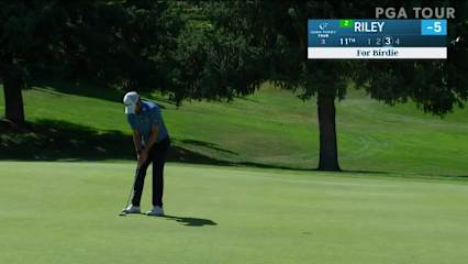 Davis Riley birdies No. 11 in Round 1 at Albertsons Boise Open