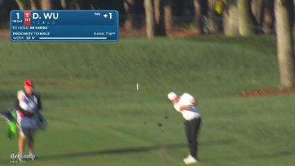 Dylan Wu hits 96-yard approach to 5 feet, sets up birdie on No. 1 at Valspar