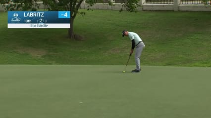 Rob Labritz rolls in lengthy birdie putt at Invited Classic
