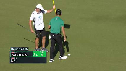 Kevin Na holes 9-footer for birdie at WGC-Dell Match Play