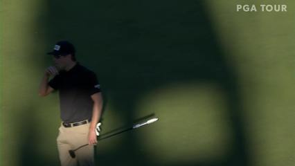 Brandon Hagy makes birdie on No. 9 at The American Express