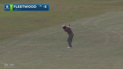 Tommy Fleetwood holes 156-yard approach for eagle on No. 6 at Genesis Scottish Open