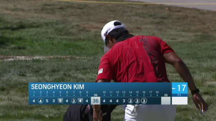 Seonghyeon Kim makes eagle on No. 16 at Albertsons Boise Open