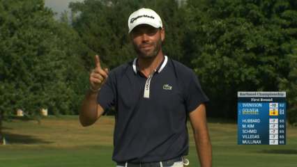Robin Roussel makes 14-foot birdie at Barbasol