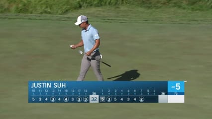 Justin Suh goes flag hunting to set up birdie at Korn Ferry Tour Champ