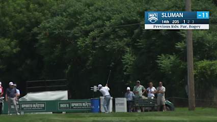 Jeff Sluman makes birdie on No. 14 at DICK'S Open