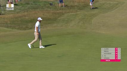 Antoine Rozner makes birdie on No. 8 at Genesis Scottish Open