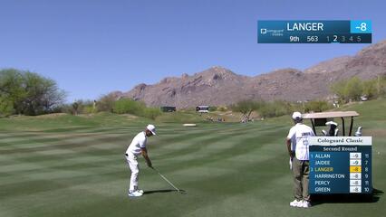 Bernhard Langer makes birdie on No. 9 at Cologuard Classic