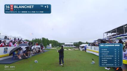 Chandler Blanchet nearly aces No. 14, sets up birdie at RBC Canadian