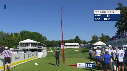 Richard T. Lee throws a dart to set up birdie at RBC Canadian
