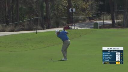 Matt Gogel makes birdie on No. 14 at Chubb Classic