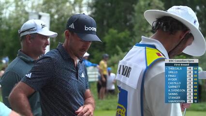 Nick Taylor hits tee shot to 6 feet, sets up birdie on No. 11 at RBC Canadian