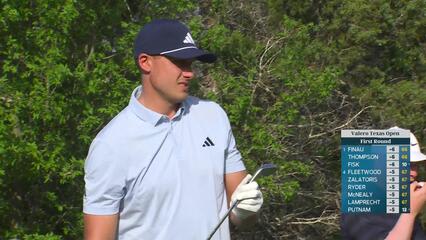 Ludvig Åberg hits tee shot to 8 feet, sets up birdie on No. 13 at Valero