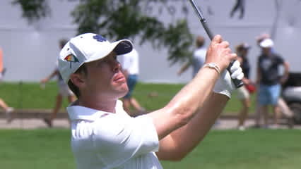 Kyle Reifers' beautiful approach sets up for birdie at DEAN & DELUCA