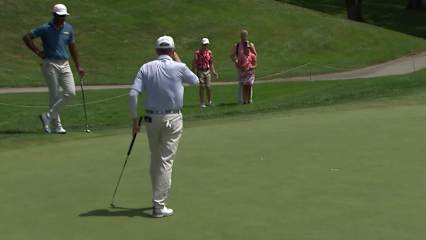 Jason Caron makes birdie on No. 8 at DICK'S Open