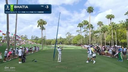 Akshay Bhatia hits 164-yard drive to 12 feet, sets up birdie on No. 3 at THE PLAYERS