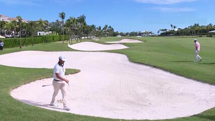 Bryson Nimmer makes birdie putt on No. 11 at Bahamas Classic Atlantis