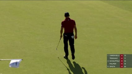 Rafa Cabrera Bello holes a 20-foot birdie putt at Genesis Scottish Open