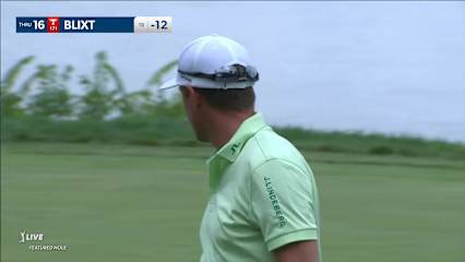 Jonas Blixt's birdie on No. 16 at John Deere