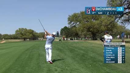 Bryson DeChambeau makes birdie on No. 8 at Valero