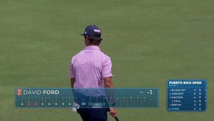 David Ford makes birdie putt on No. 13 at Puerto Rico