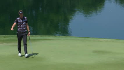 Brett Stegmaier drains a phenomenal birdie bomb at FedEx St. Jude