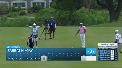 Team Sabbatini/Gay makes Eagle on No. 10 at American Family Insurance Championship