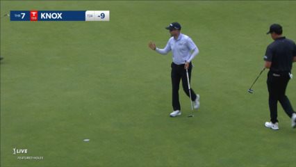 Russell Knox gets up-and-down for birdie at Rocket Mortgage
