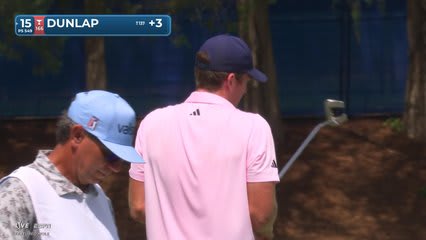 Nick Dunlap reaches par-5 No. 15 in two, makes birdie at Wyndham