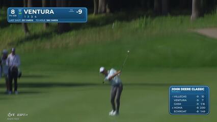 Kristoffer Ventura makes birdie on No. 8 at John Deere