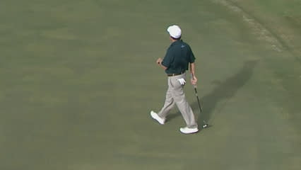 Jeff Sluman birdies No. 14 at Mitsubishi Electric Championship