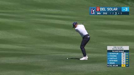 Cristobal Del Solar makes birdie on No. 9 at THE CJ CUP