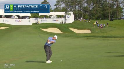 Matt Fitzpatrick's 108-yard approach sets up birdie on No. 12 at RBC Canadian