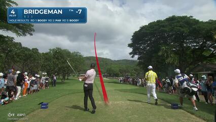 Jacob Bridgeman hits 214-yard tee shot to 8 feet, sets up birdie on No. 4 at Sony Open