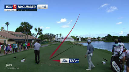 Tyler McCumber dials in tee shot to set up birdie at Honda