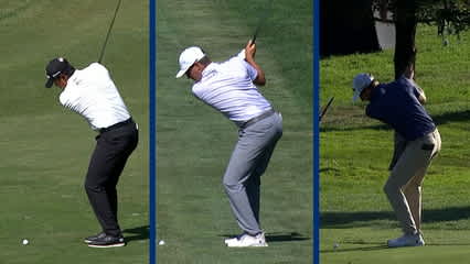 Three hole-out eagles share honors for the Shot of the Day