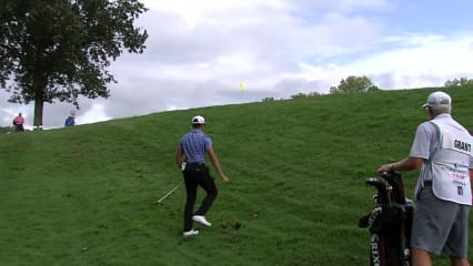Brent Grant's blind flop sets up birdie at Korn Ferry Tour Champ