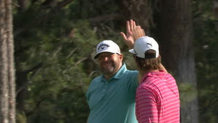 Jason Gore curls in a lengthy birdie at Barracuda