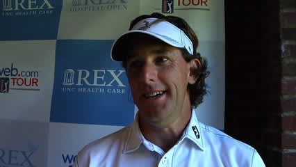 Darron Stiles interview after Round 2 of Rex Hospital Open