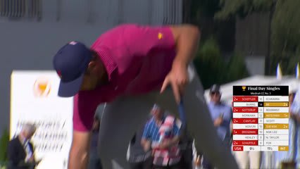 Sam Burns makes birdie on No. 15 at Sunday Singles