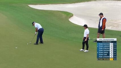 Lee and Daniel Trevino combine for eagle at PNC Championship