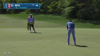 Dylan Wu gets up-and-down from 88 yards for birdie on No. 1 at RBC Canadian