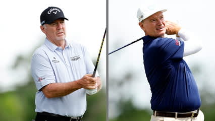 Pampling, Els tied for the lead heading into Sunday at Principal Charity