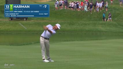 Brian Harman makes eagle on No. 13 at Travelers