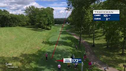 Trace Crowe makes birdie on No. 14 at John Deere