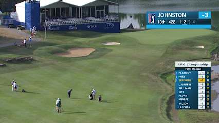 Andrew JOHNSTON makes birdie on No. 18 at ISCO Championship