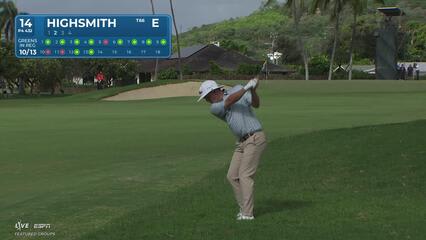 Joe Highsmith sinks 27-foot birdie putt on No. 14 at Sony Open