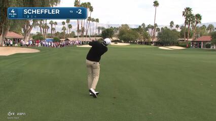 Scottie Scheffler makes fourth birdie in five holes at The American Express