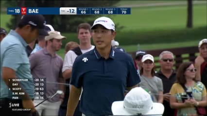 Sangmoon Bae gets up-and-down for birdie at AT&T Byron Nelson